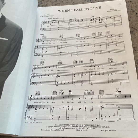Nat King Cole Unforgettable Song book Legendary Performers Volume 9 - Picture 7 of 7